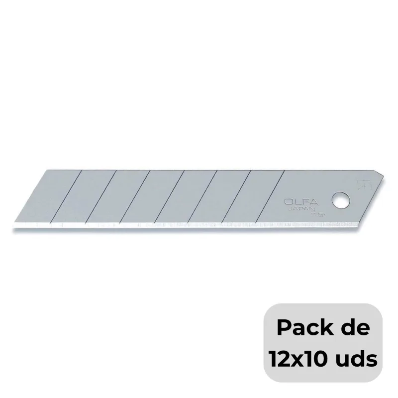 Packs de 12 cuchillas de 18mm olfa lb-10
