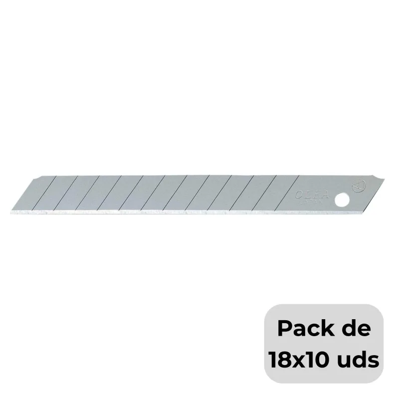 Packs de 18 cuchillas de 9mm olfa ab-10