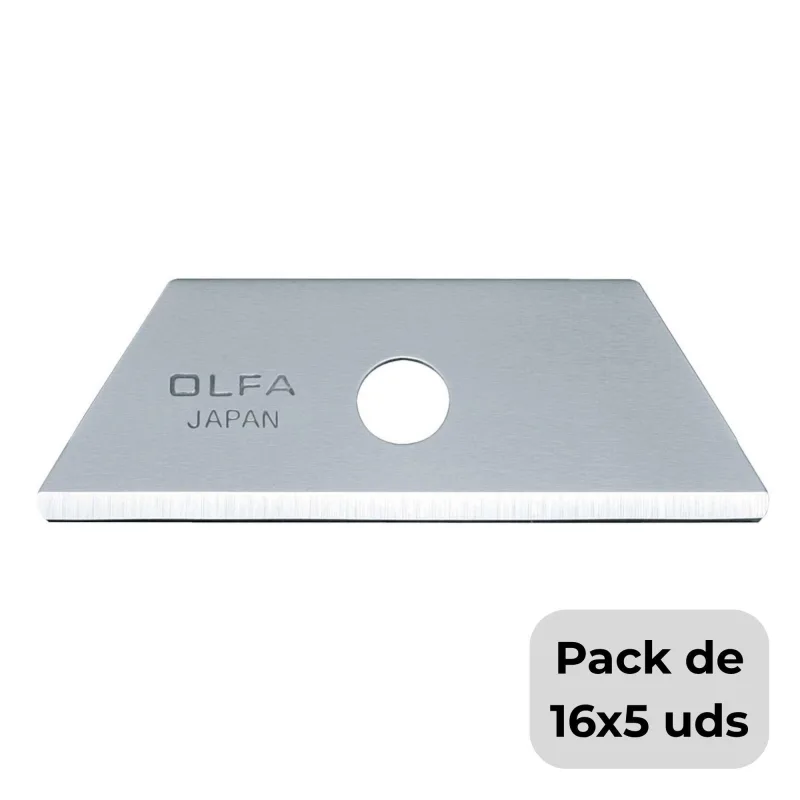 Packs de 16 cuchillas trapezoidales olfa rskb-2/5b