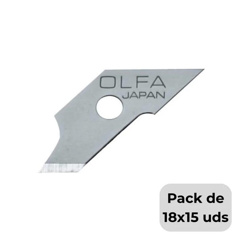 Packs de 18 cuchillas para cúter cmp-1 olfa cob-1