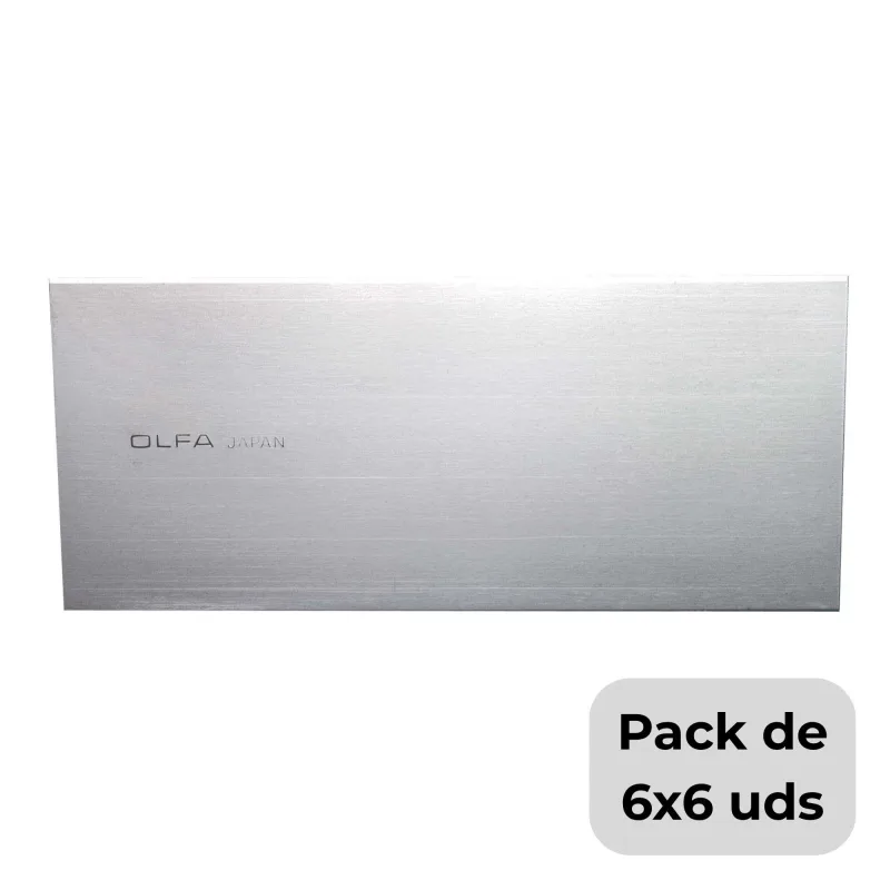 Packs de 6 cuchillas flexibles para rascadores bsr olfa bsf-6b