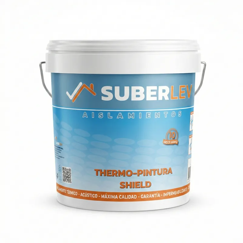 Thermo-fachadas shield – pintura térmica para fachadas con aislamiento y protección anticondensación 15 litros