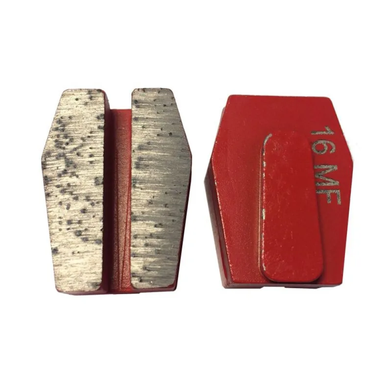 Segmento de diamante para el lijado de suelos medios con máquina schwamborn (rojo - grano 16) - eliminación de pinturas, nivelación de suelos...