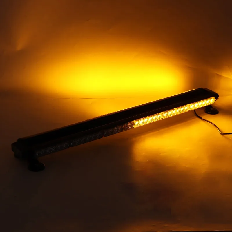 Barra de luces estroboscópicas led 38 de doble cara, luces de emergencia y advertencia de seguridad para vehículos, coches, camiones y quitanieves