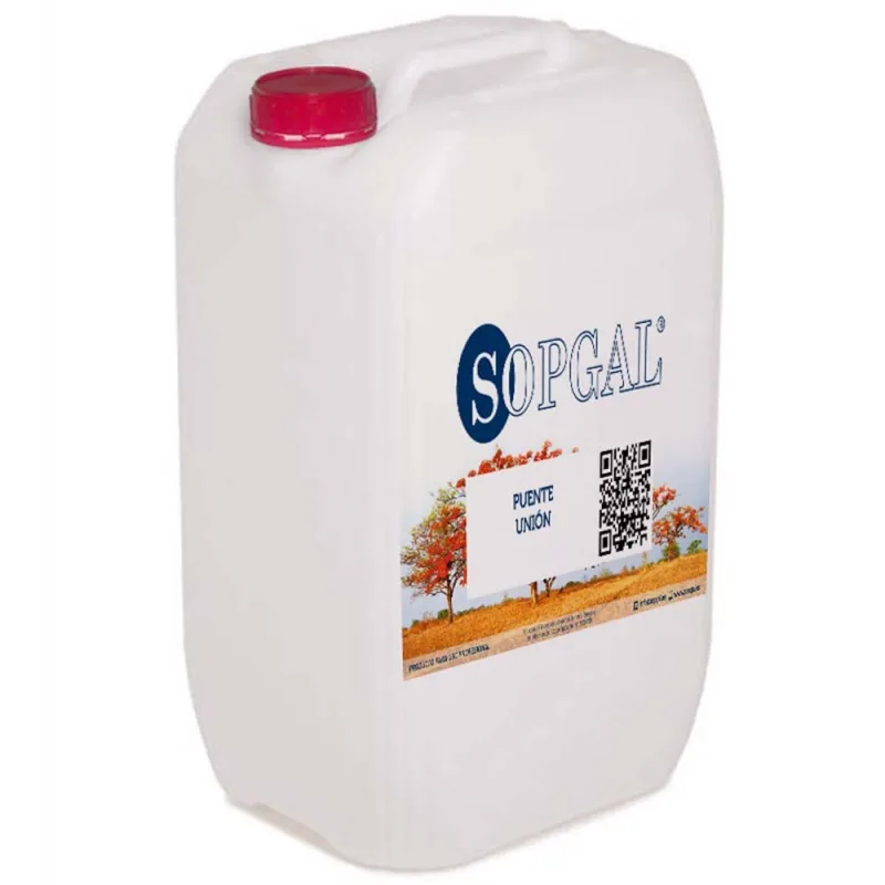 Resina puente unión (25l) - mejora la adherencia de morteros y yesos para su fácil colocación sobres superficies poco adherentes