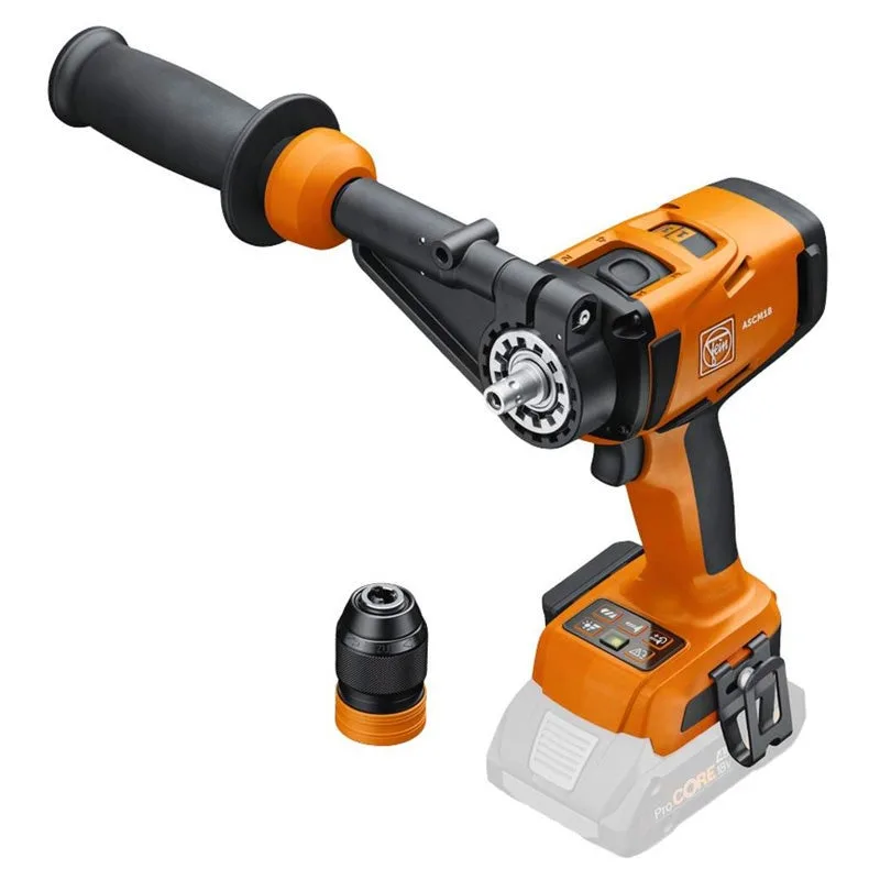 Fein 4-speed cordless drill, ascm 18 qsw as, with storage case, compact design, with full metal gear, 71161561000