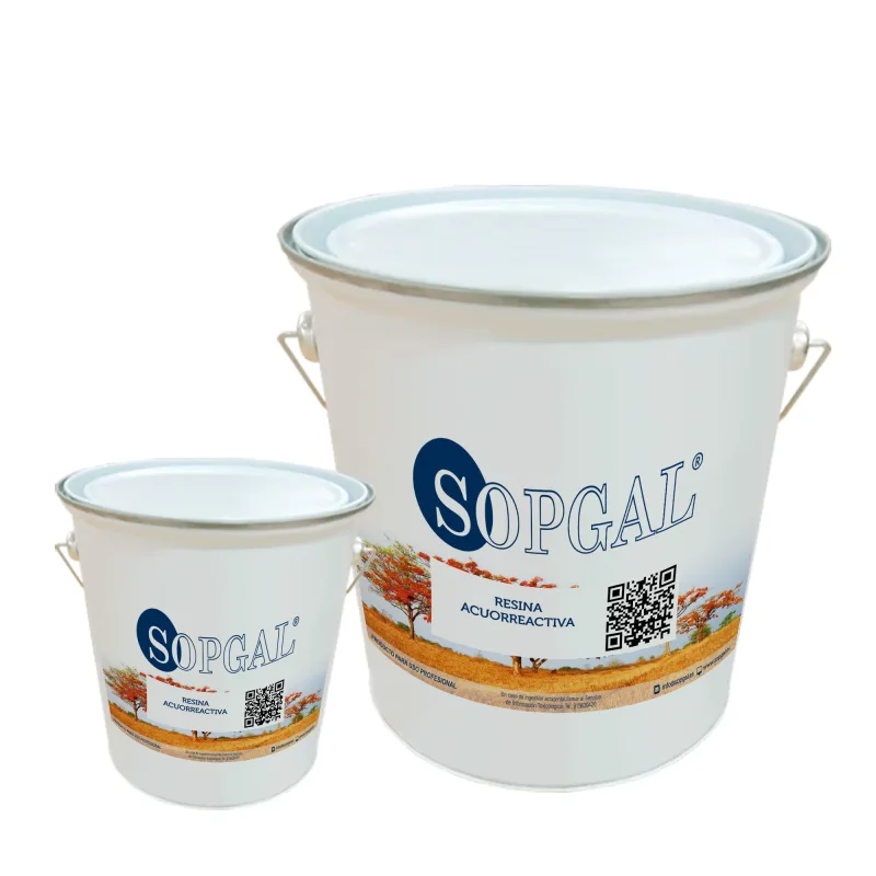 Resina acuarreactiva de poliuretano para inyecciones (25kg + 1kg): tapona y sella las grietas, evitando las filtraciones de agua