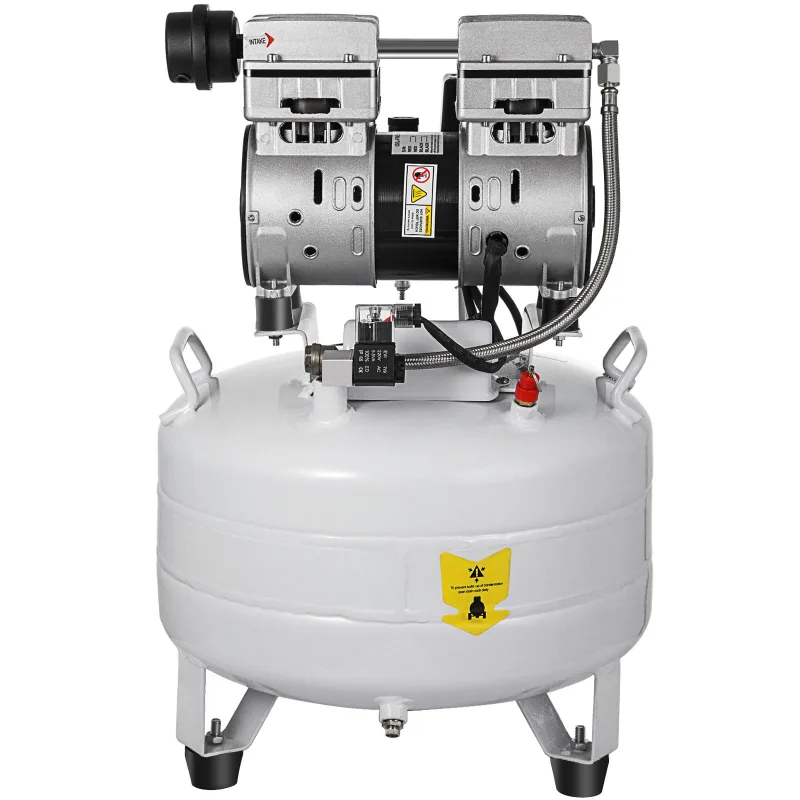 Compresor de aire vertical succebuy 6,6 galones ultra silencioso sin aceite tanque 30 l 850 w bajo ruido