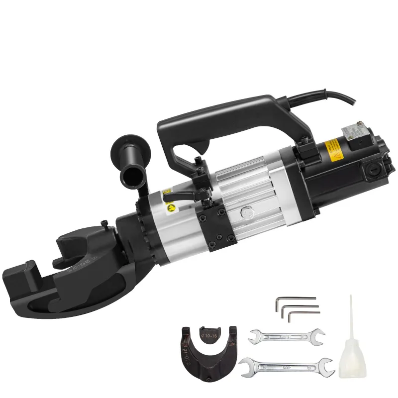 Dobladora hidráulica eléctrica para varilla corrugada succebuy 1500w, portátil, dobla hasta 1 #8 (10-25 mm) en 4 segundos