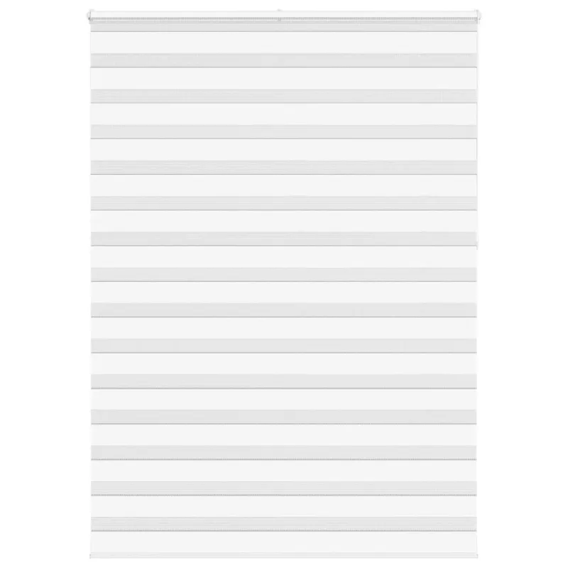 Estor cebra blanco 160x230 cm ancho tejido 155,9 cm poliéster