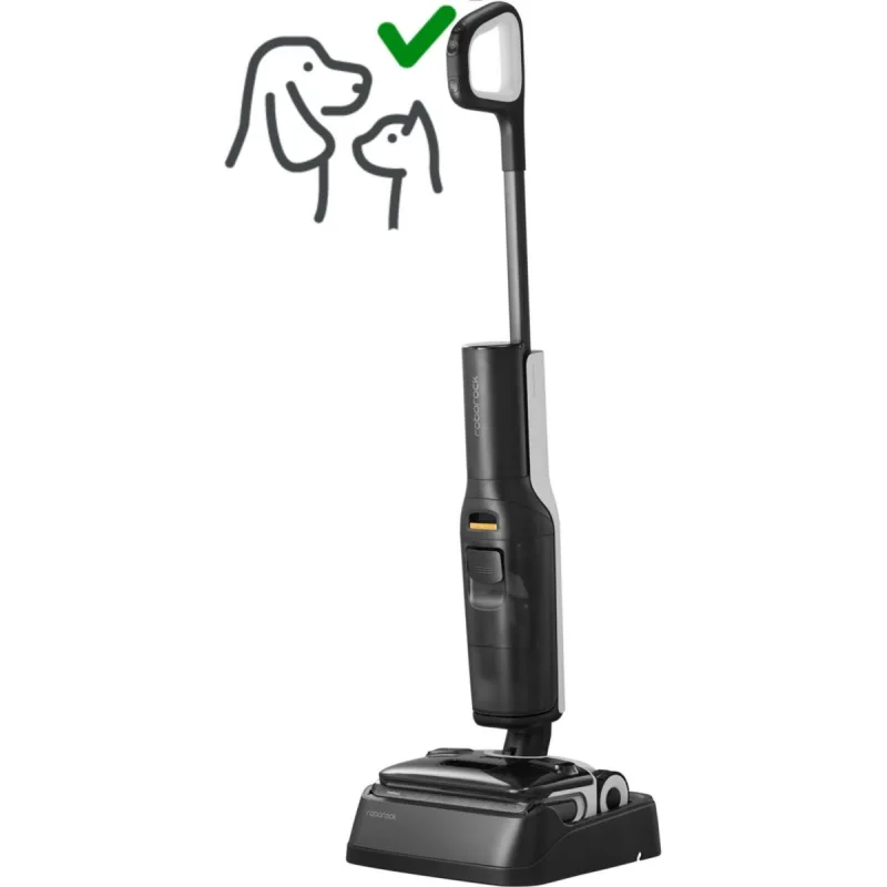 Roborock f25 ace mopa eléctrica batería secar negro, blanco 4 ah