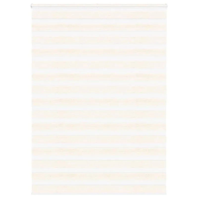 Tejido para estor cebra jaspeado beige ancho 155,9 cm poliéster