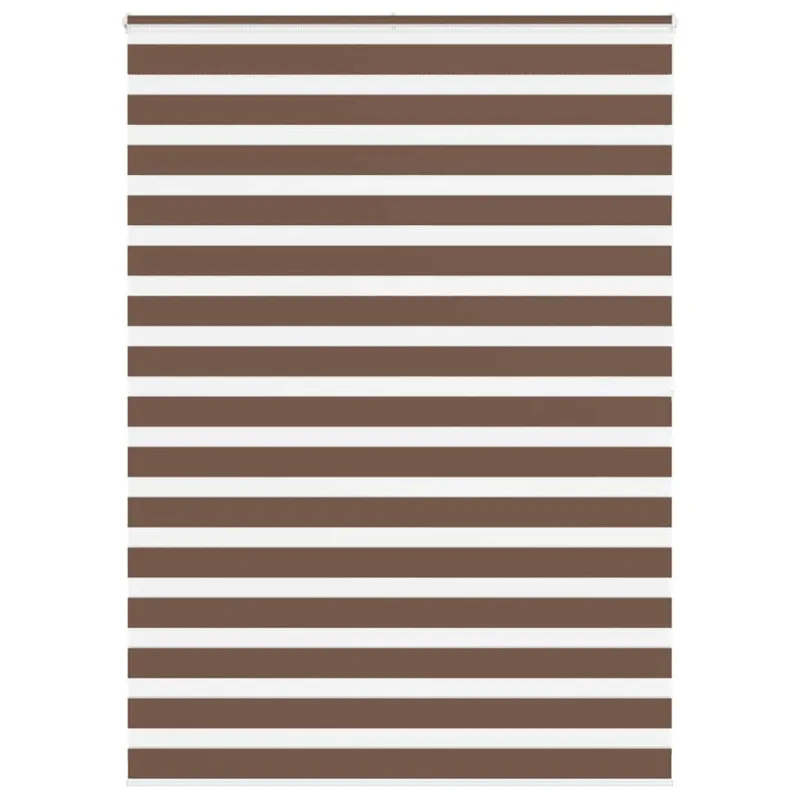 Estor cebra marrón 165x200cm ancho tela 160,9cm poliéster