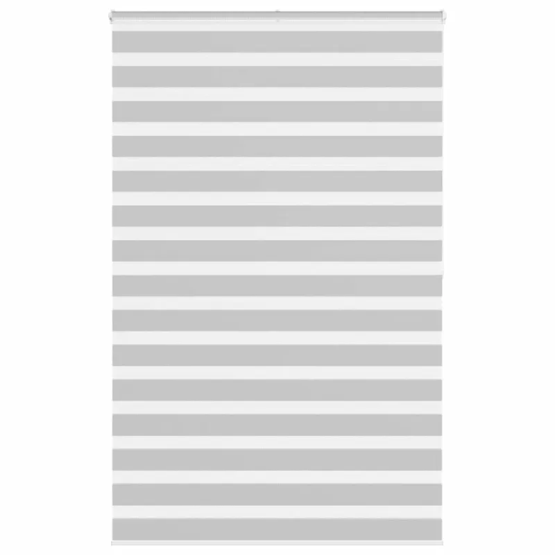 Tejido para estor cebra gris claro ancho 145,9 cm poliéster