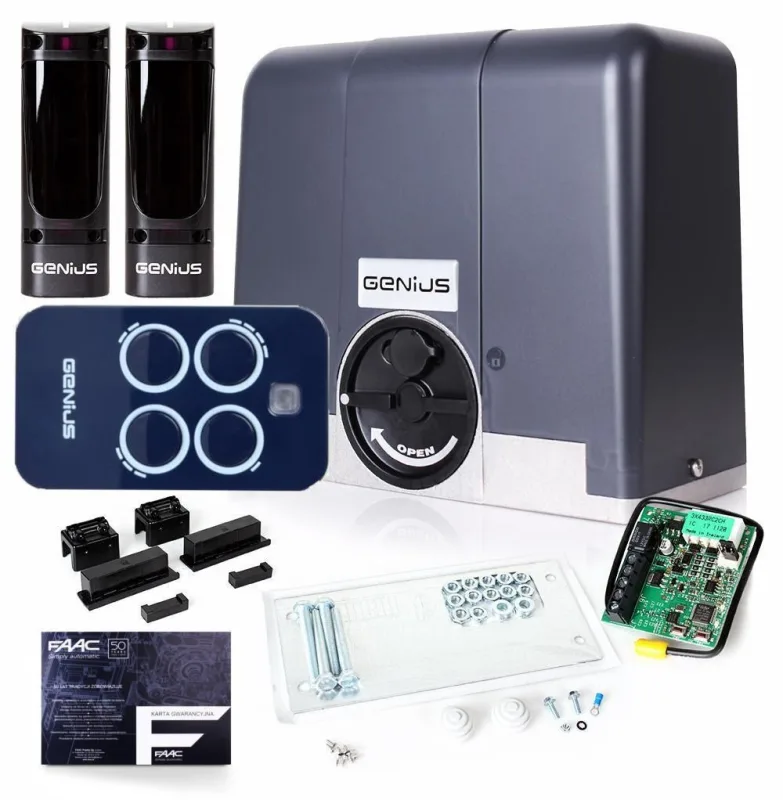 Kit genius blizzard puertas correderas de 900 a 900 kg