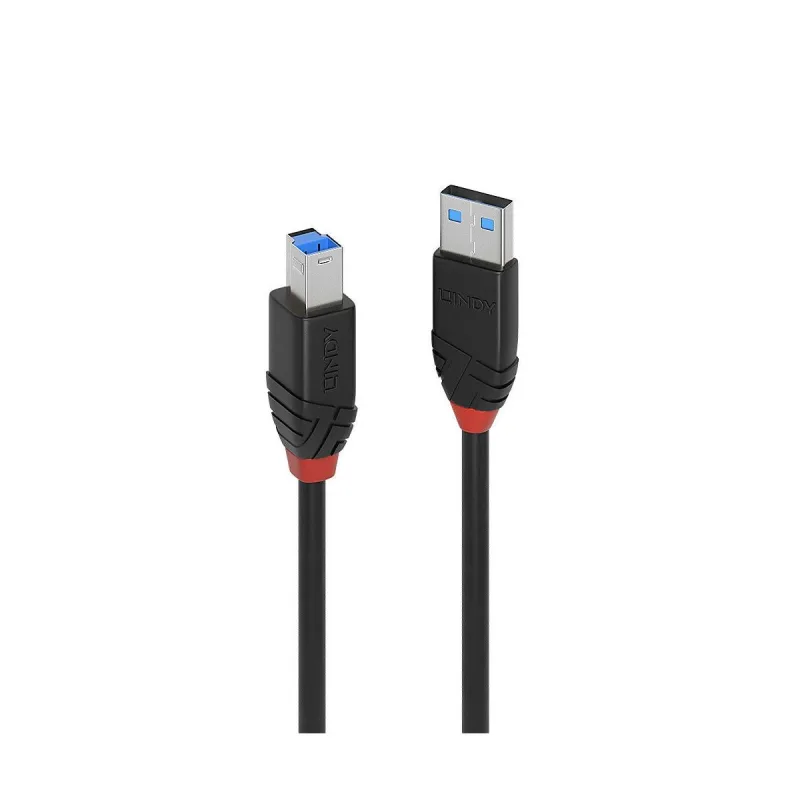 Lindy 43227 cable usb usb 3.2 gen 1 (3.1 gen 1) 10 m usb a usb b negro