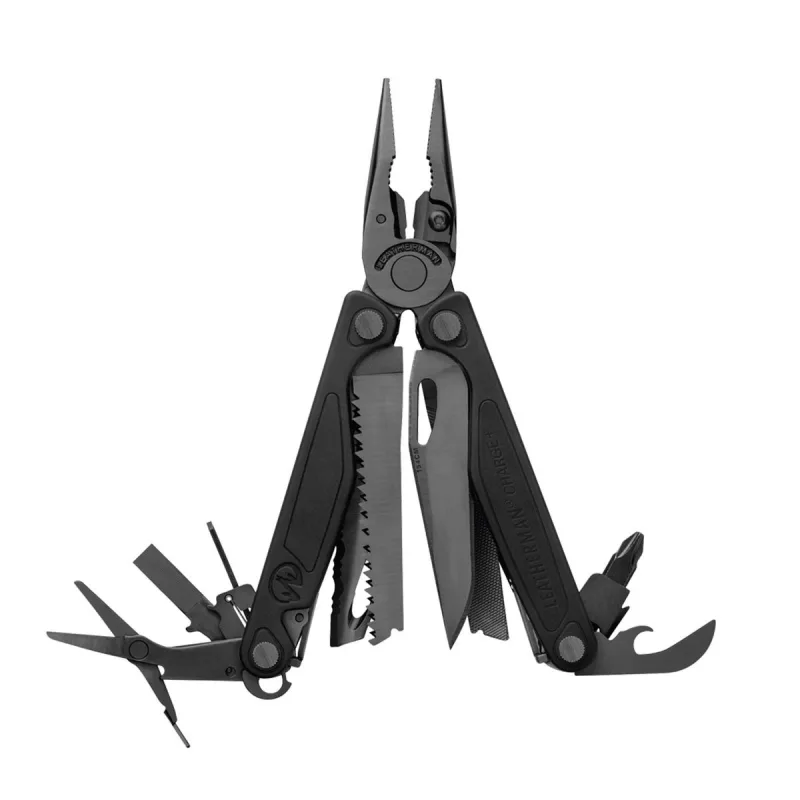 Leatherman multiherramienta charge+ (x19) 19 herramientas negro