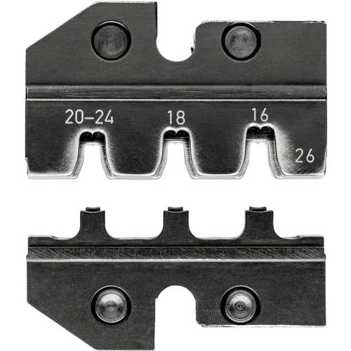 Knipex 97 49 26 crimping dies for mini-fit, black