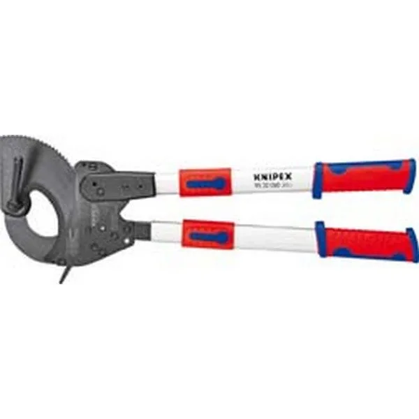 Knipex 95 32 100 coupe-câbles à cliquet avec bras télescopiques avec