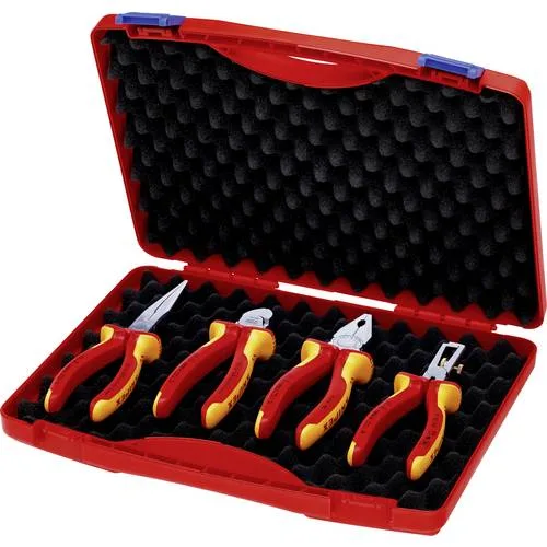 Knipex 00 20 15 coffret d'outils « red » électro set 1 4 outils