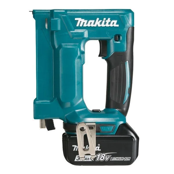 Grapadora 18 v li-ion 3 ah 7 / 10 mm makita - 2 baterías, cargador, maletín - dst112rfj