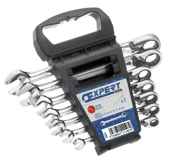 Juego de 7 llaves combinadas stanley expert-