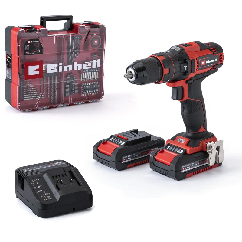 Taladro a batería einhell 18v - 2 baterias