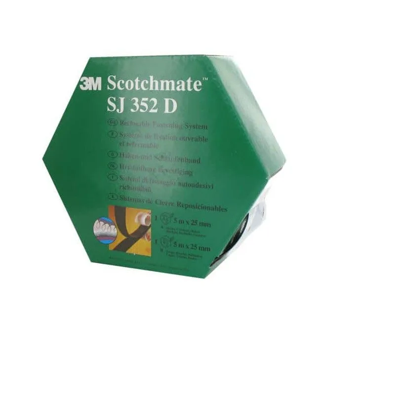 3m sistema di fissaggio hook & loop sj352d - offre una semplice alternativa a cerniere, viti, bottoni automatici, ganci, bulloni e altro ancora - 2 x