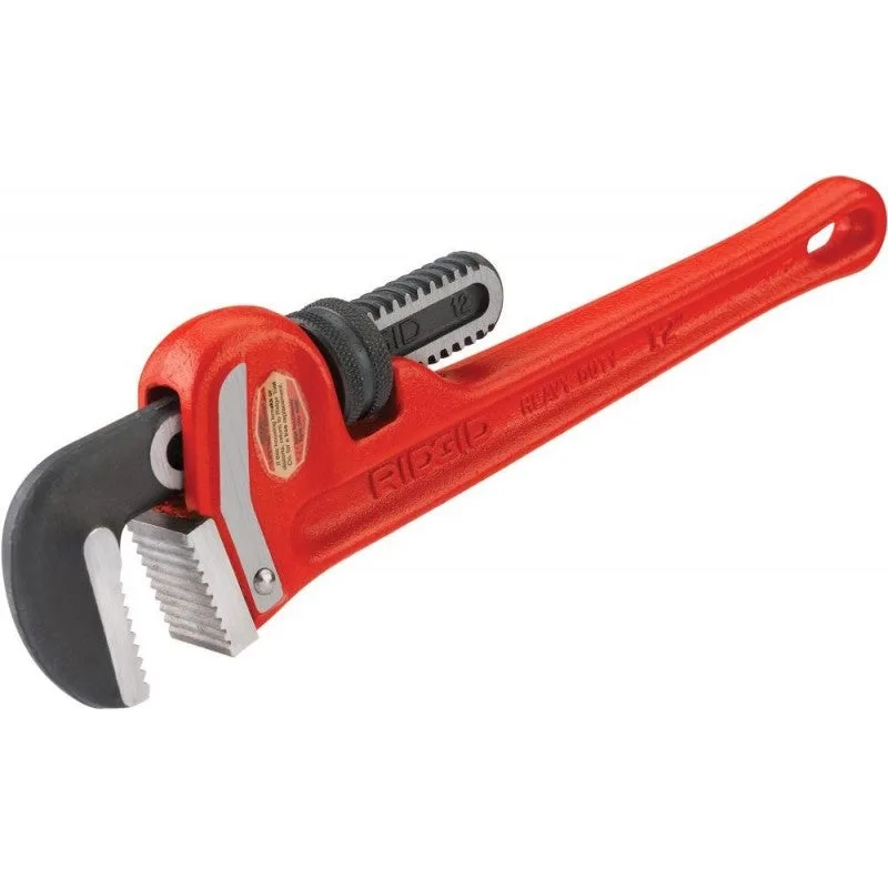 12 alicates de tuberías de alto rendimiento modelo recto 12