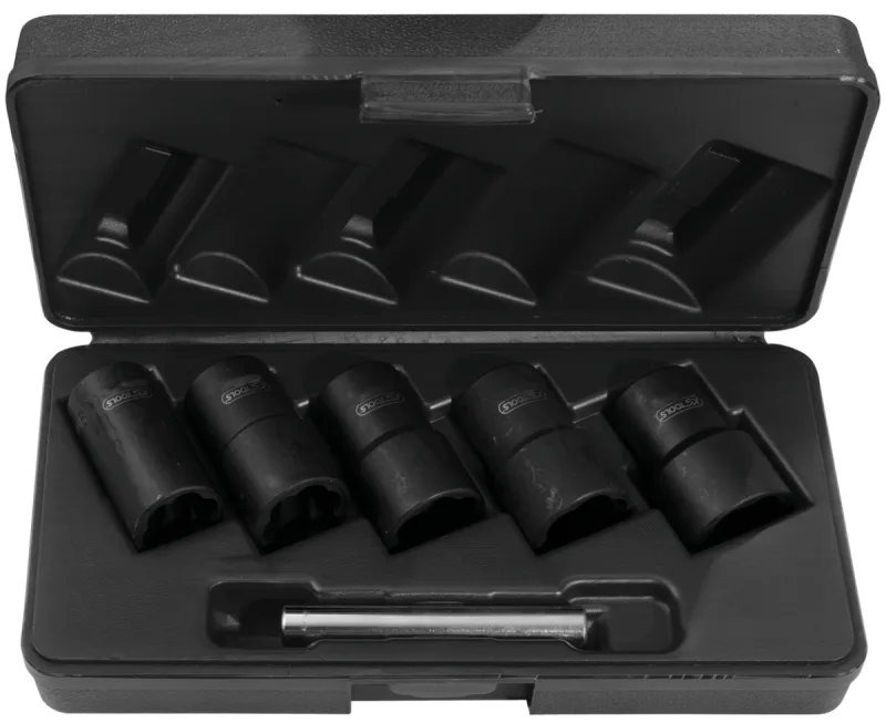 Ks tools 1/2 jeu de douilles à chocs, 6pcs, 19-25mm