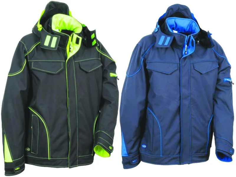 Cazadora softshell tecka negro lime cofra talla 58