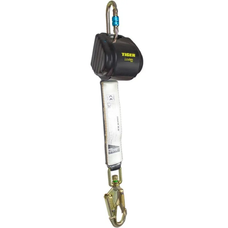 Sistema anticaídas retráctil 'tiger' cincha + amortiguador + mosquetones