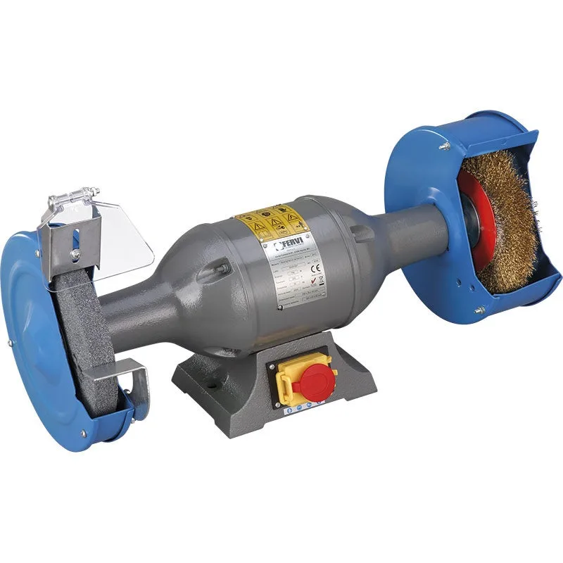 Esmeriladora profesional combinada 230v 50hz 0.75kw fervi 0556