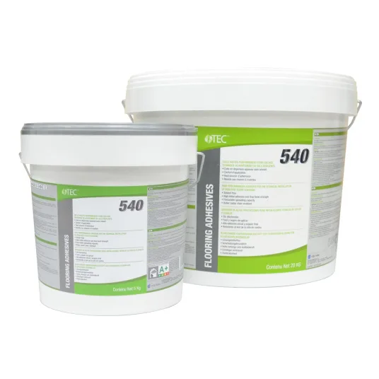 Adhesivo de dispersión de alto rendimiento para suelos de plástico lvt - 5 kg