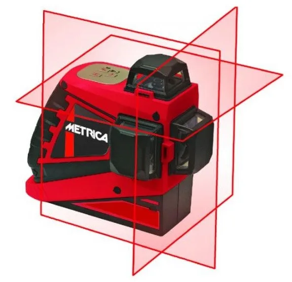 Láser metrica 3d junior rojo - 61405m - metrica