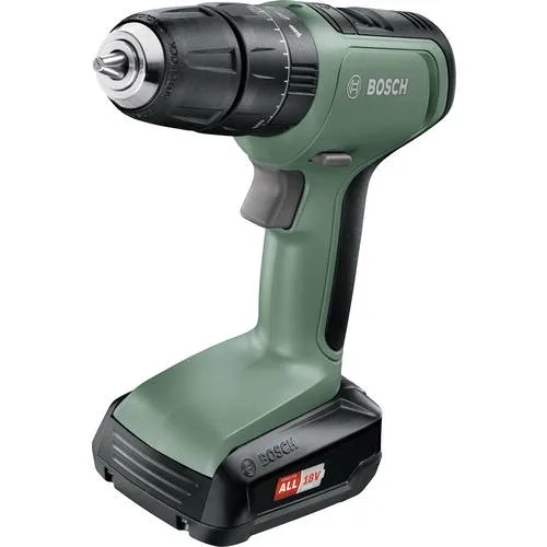 Bosch 06039c8100 taladro percutor universalimpact 18 + batería 1,5ah + cargador al 1830 cv + maletín