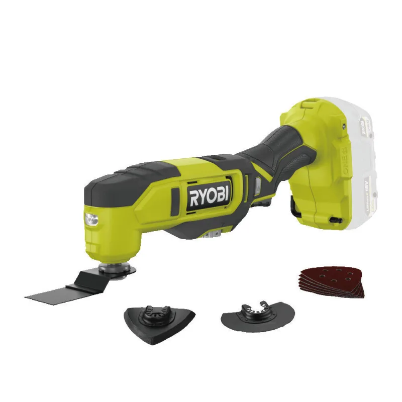 Multiherramienta sin cable ryobi18v+ accesorios sin bateria