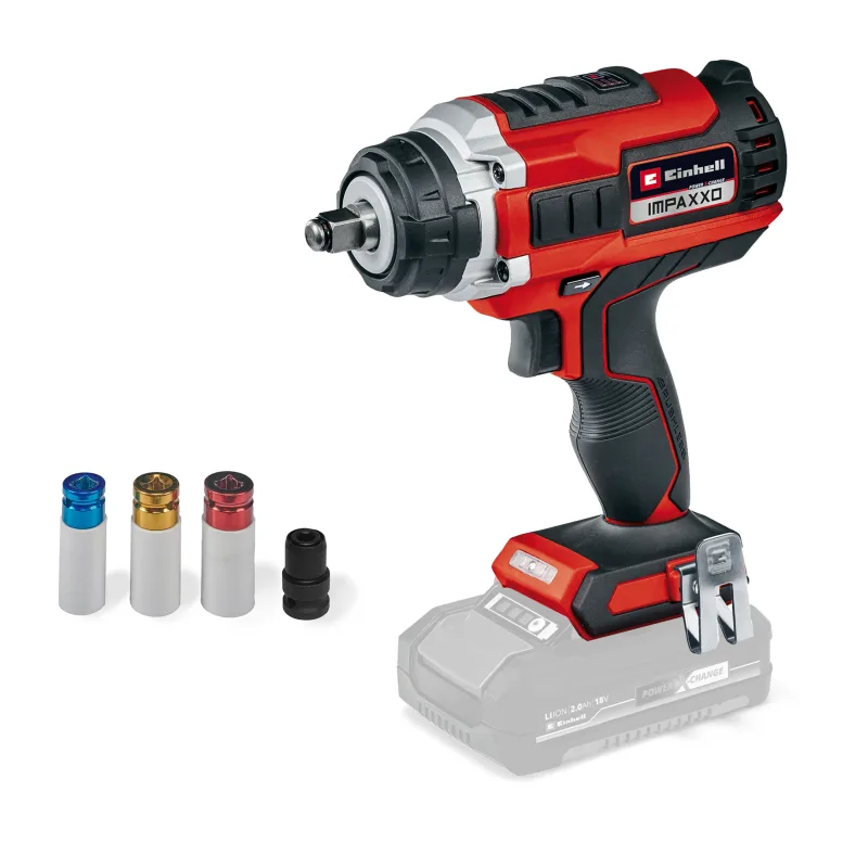 Aprietatuercas a batería einhell 18v brushless - sin batería - impaxxo 18/400