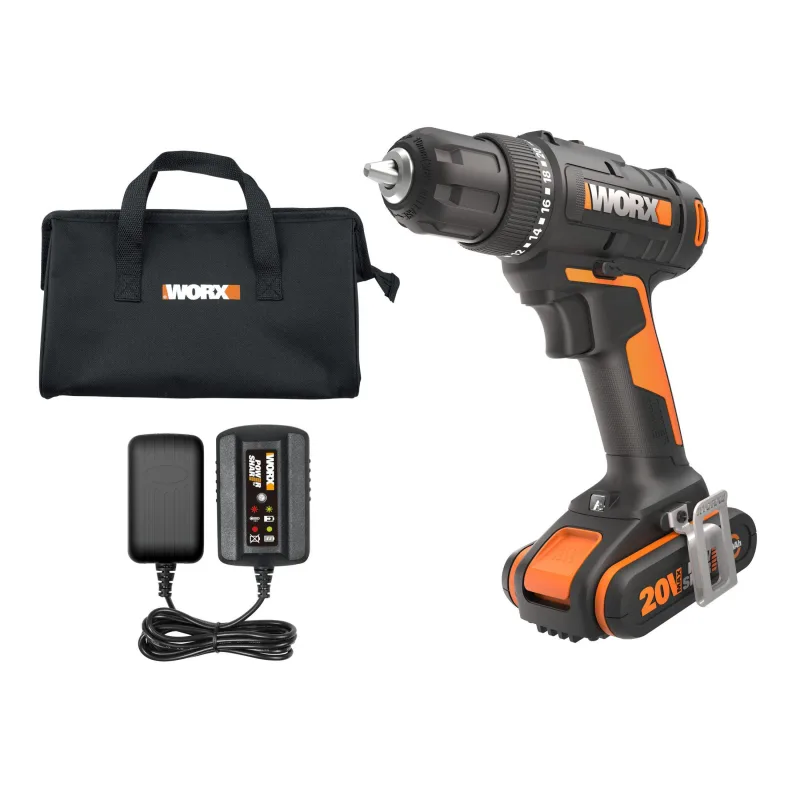 Taladro a batería worx 20v - 1 bateria - powershare