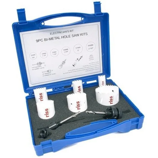 Caja de 6 coronas bimetálicas riss - ø 22 a 68 mm - 3108v0