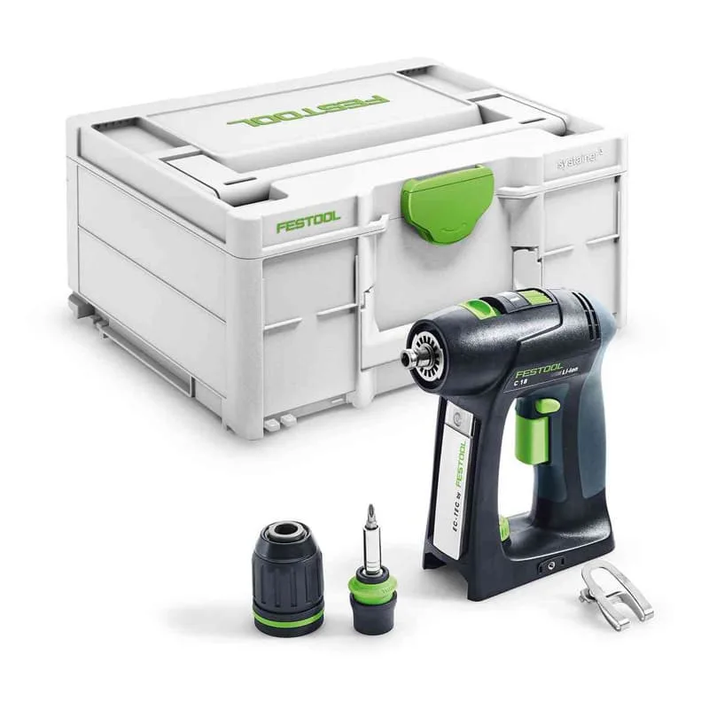 Festool taladro atornillador a batería c 18-basic
