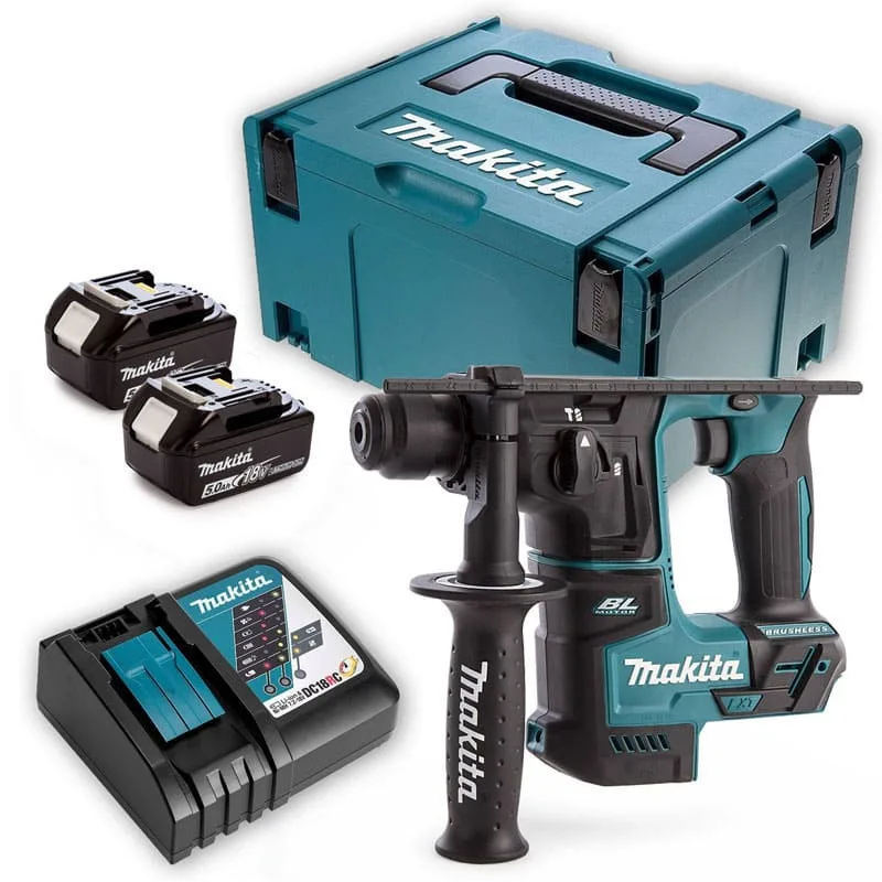 Makita dhr171rtj - martillo ligero 17mm a bateria 18v 5.0ah