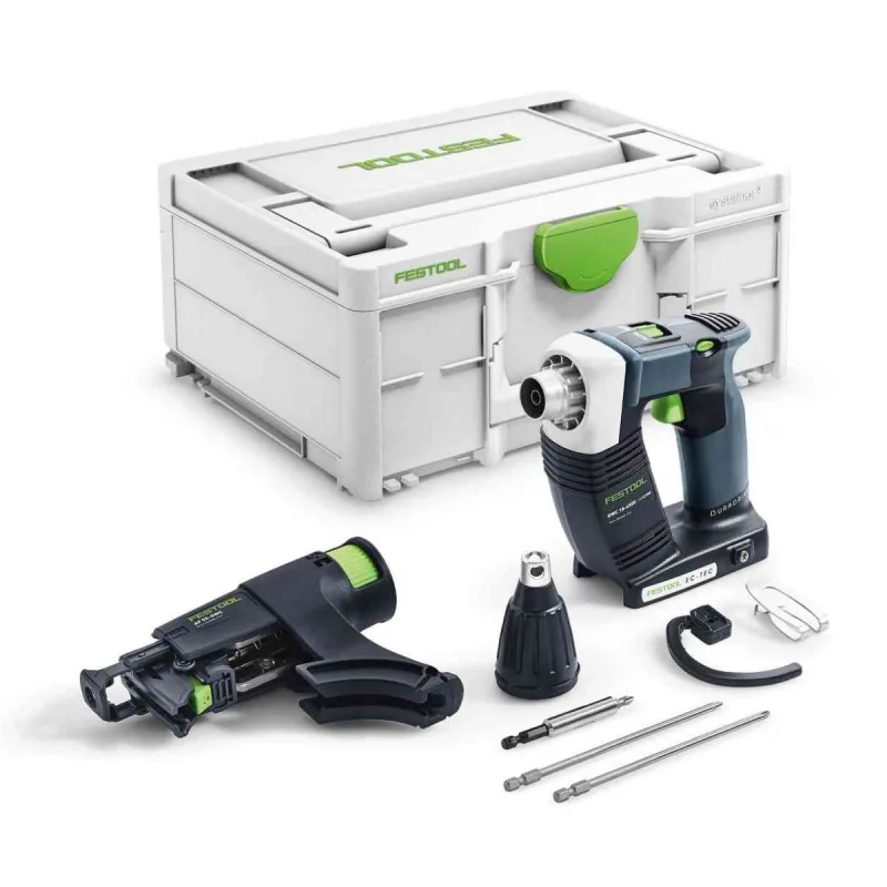 Atornillador inalámbrico para placas de yeso duradrive dwc 18-4500 basic - festool - sin batería ni cargador - systainer - 576504