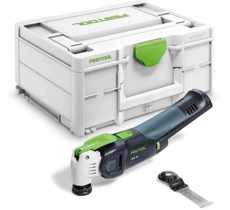 Festool oscilante a batería osc 18 e-basic vecturo