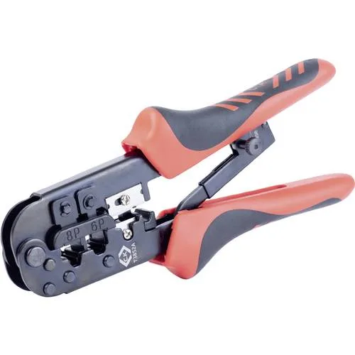 Prime con un mecanismo crujido para enchufes modulares 6/8p