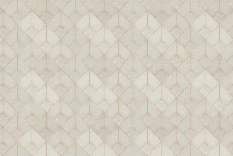 Revestimiento adhesivo mural dorado rombo de 0.9 x 2.8m