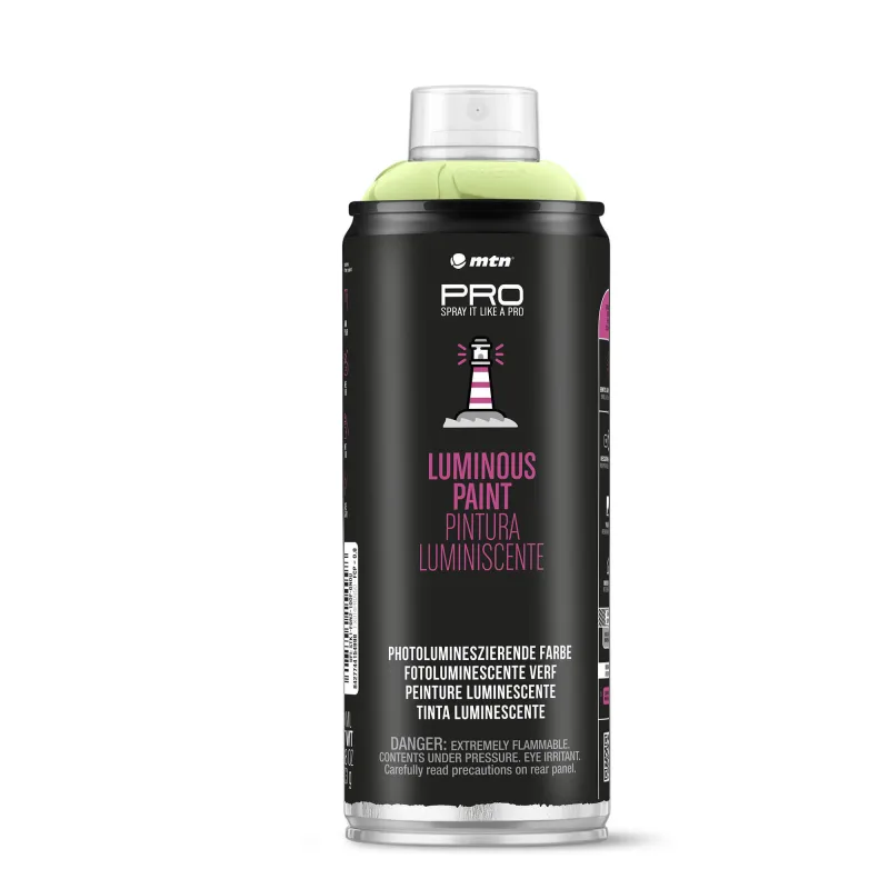 Spray pintura luminiscente montana pro 400ml