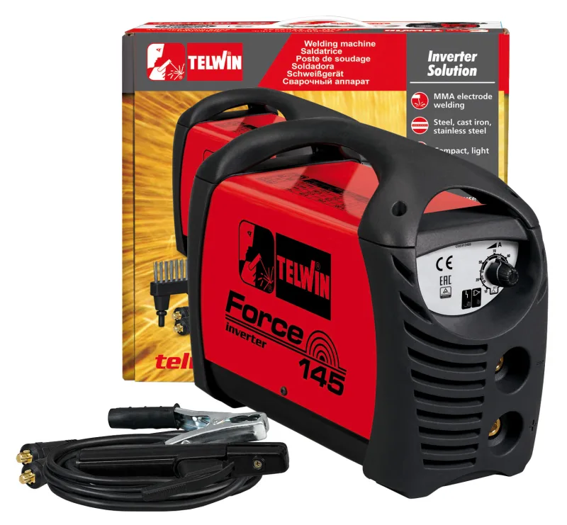Soldadora inverter force 145 + kit + val.plast.