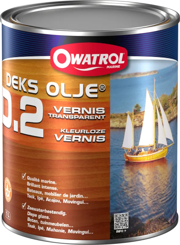 Deks olje d2 - barniz base aceite de alto brillo - owatrol - 2,5 l