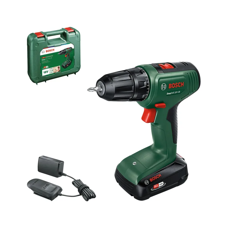 Taladro a batería bosch 18v - 1 bateria 2ah - easydrill 18 38
